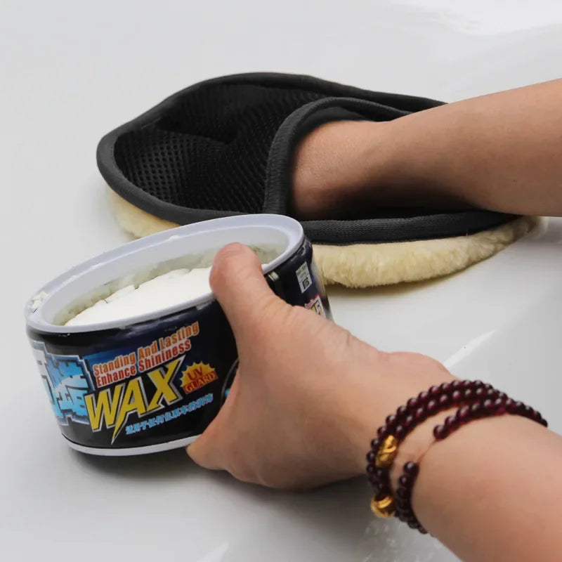 Premium Soft Wool Car Wash Cleaning Mitt – Scratch-Free Detailing Glove
