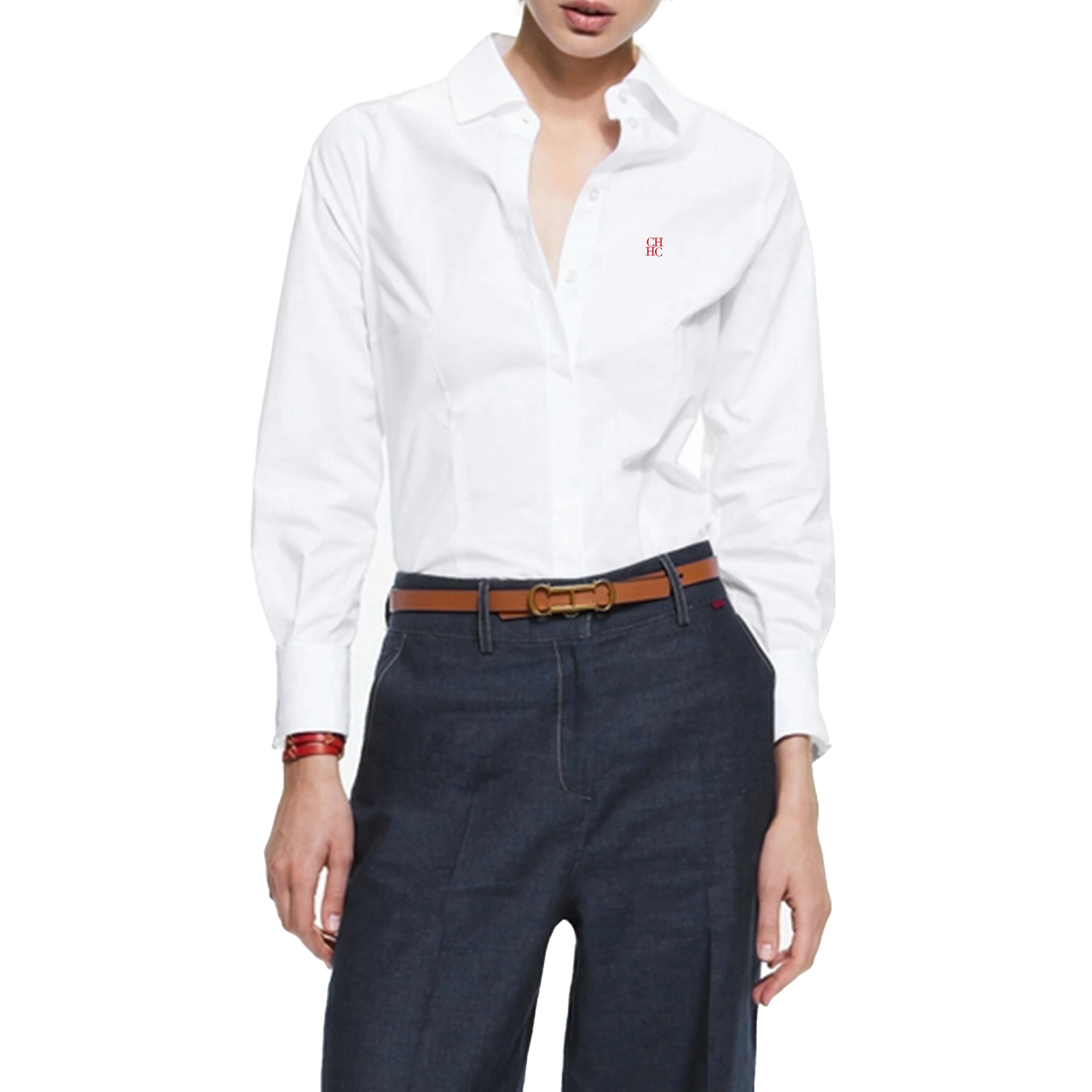 Elegant Vintage Slim Fit Office Blouse