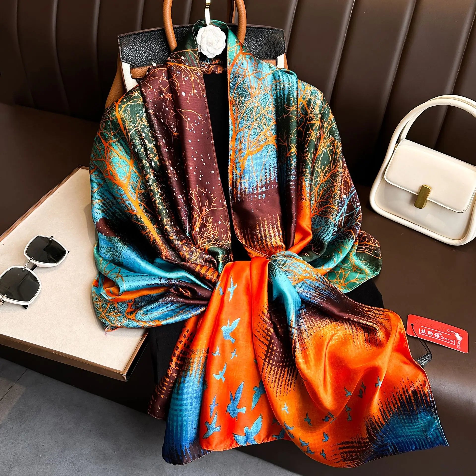 Elegant Silk Luxe Scarf