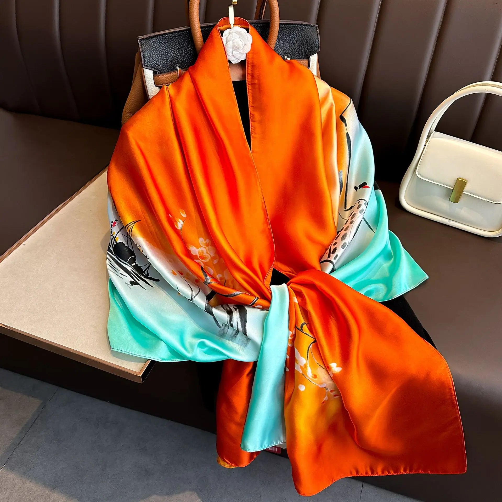Elegant Silk Luxe Scarf