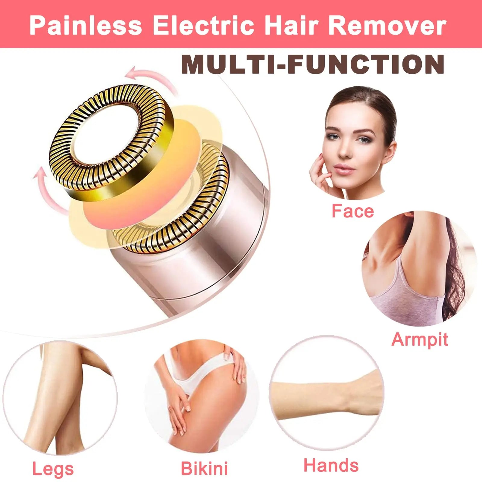 Flawless LED Facial Hair Remover for Women