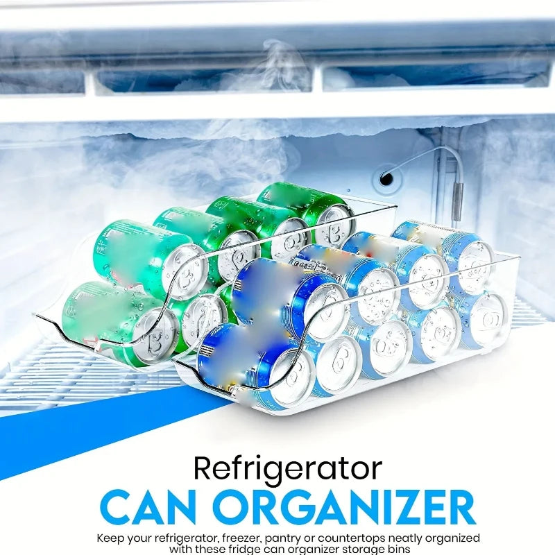 Stackable Refrigerator Can & Food Storage Organizer
