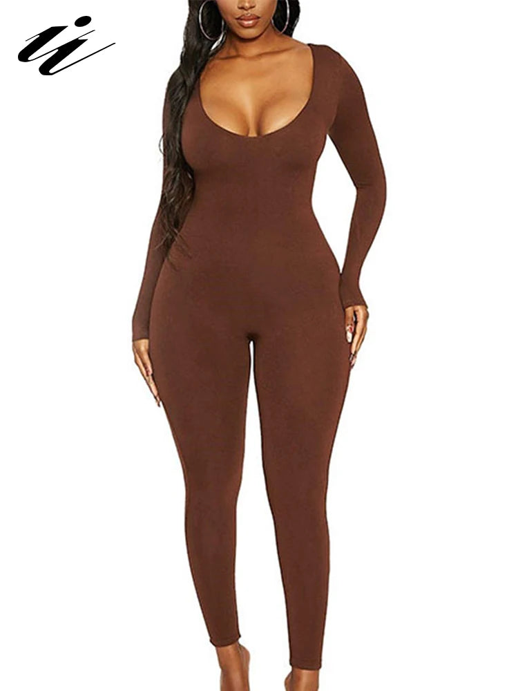 Blessed Active Long Sleeve Jumpsuit