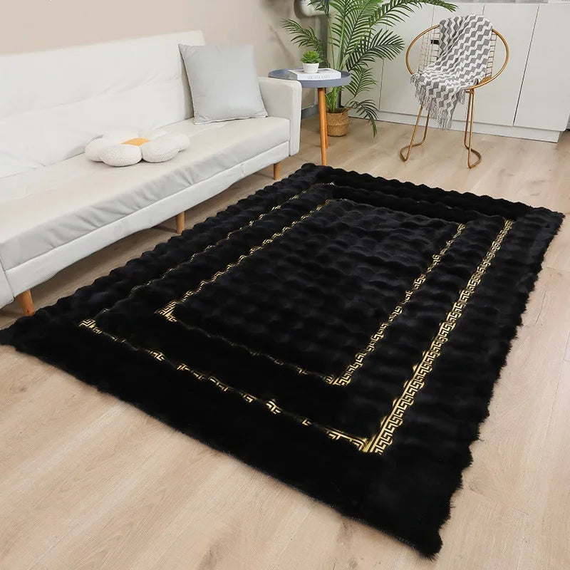 Luxury Plush Rectangle Area Rug – Soft, Washable & Non-Slip