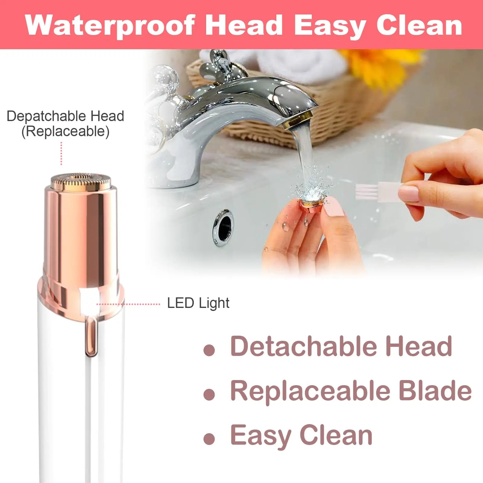 Flawless LED Facial Hair Remover for Women