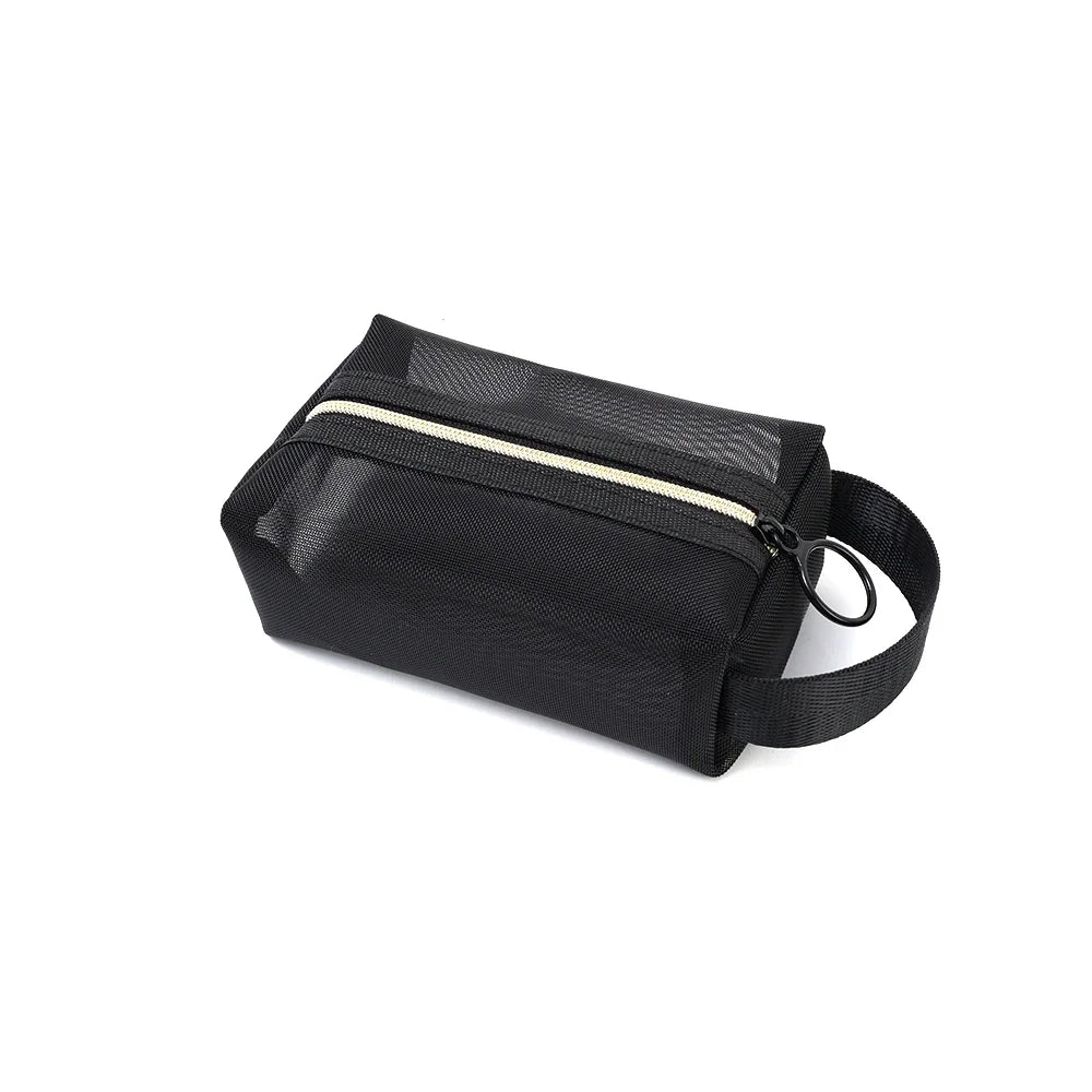 3-Piece Mesh Travel Cosmetic Organizer Bag Set
