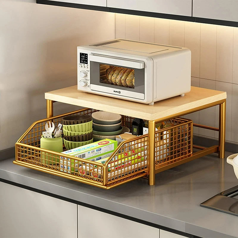 Multi-Purpose Kitchen Countertop Organizer Shelf
