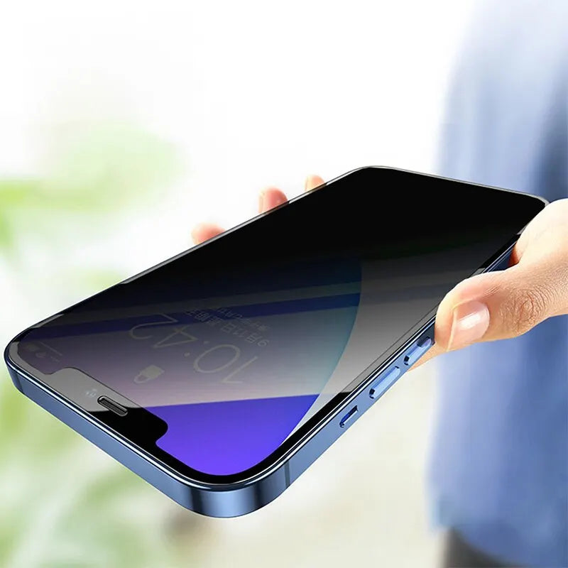 4-Pack Anti-Spy Tempered Glass Screen Protectors (iPhone Series)