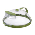 Clear Microwave Splatter Cover with Steam Vent & Water Reservoir