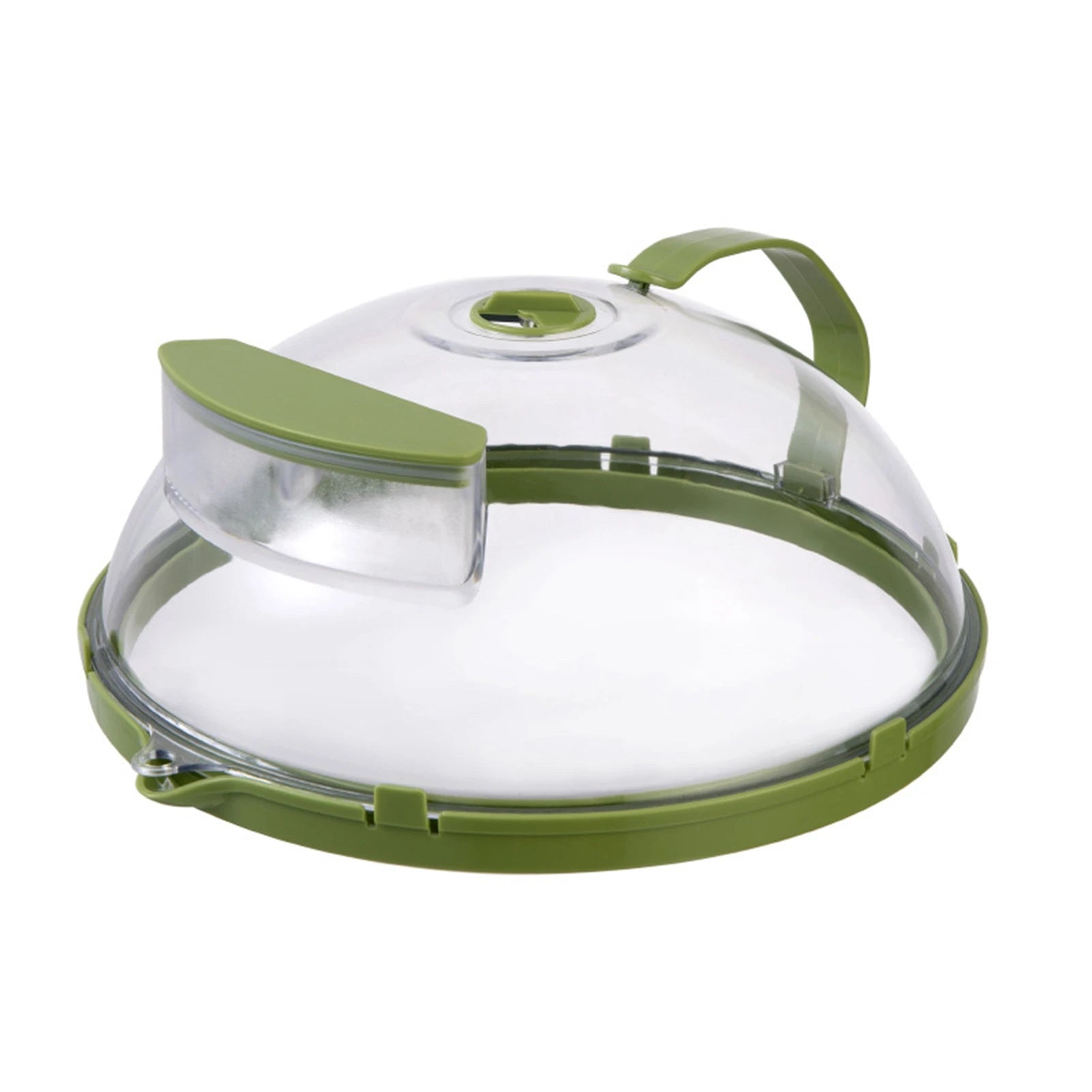 Clear Microwave Splatter Cover with Steam Vent & Water Reservoir