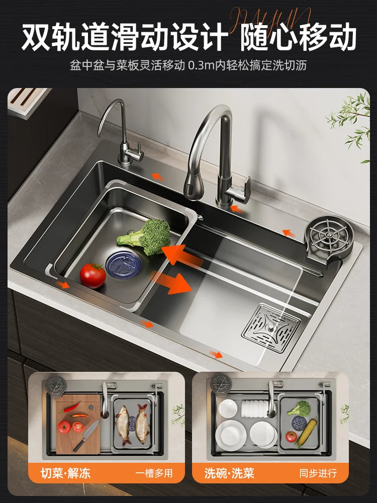 304 Stainless Steel Commercial Kitchen Sink