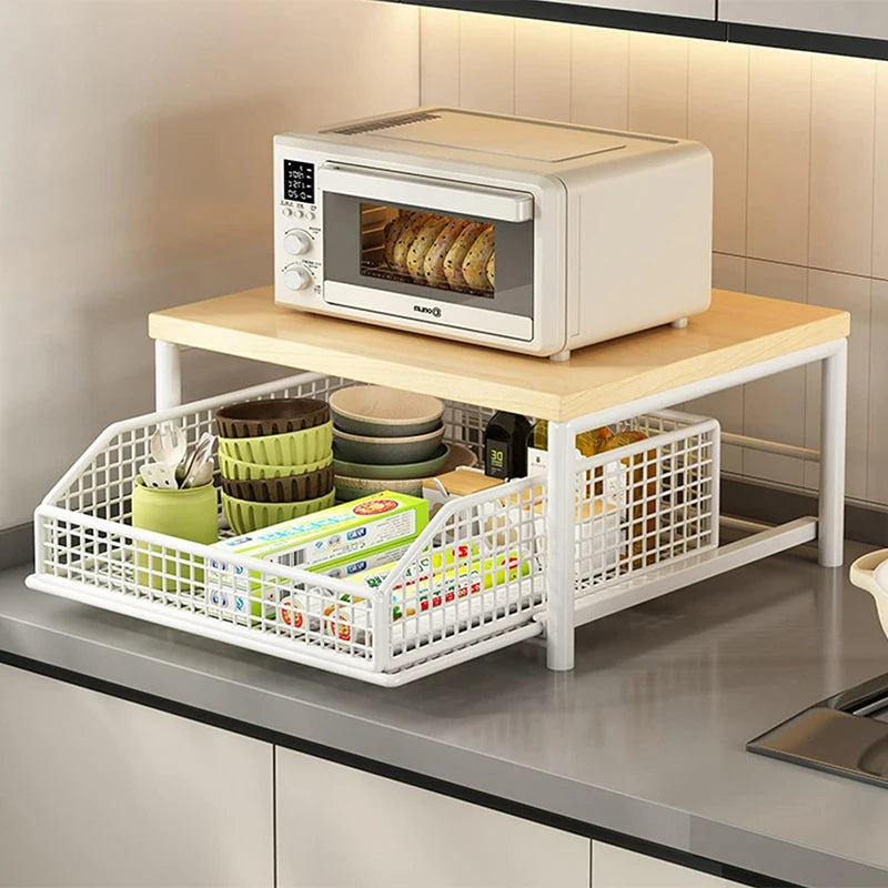 Multi-Purpose Kitchen Countertop Organizer Shelf
