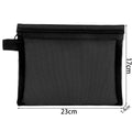 3-Piece Mesh Travel Cosmetic Organizer Bag Set