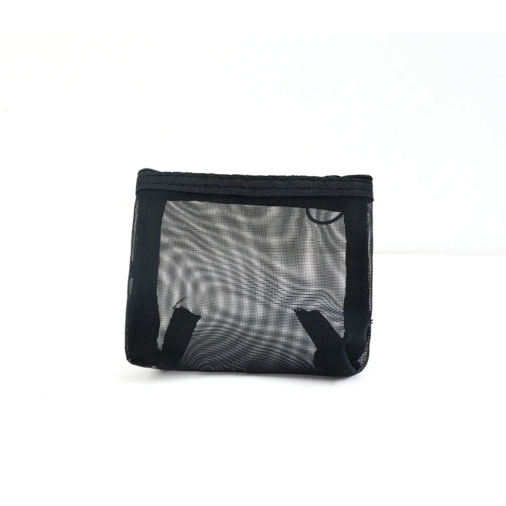 3-Piece Mesh Travel Cosmetic Organizer Bag Set