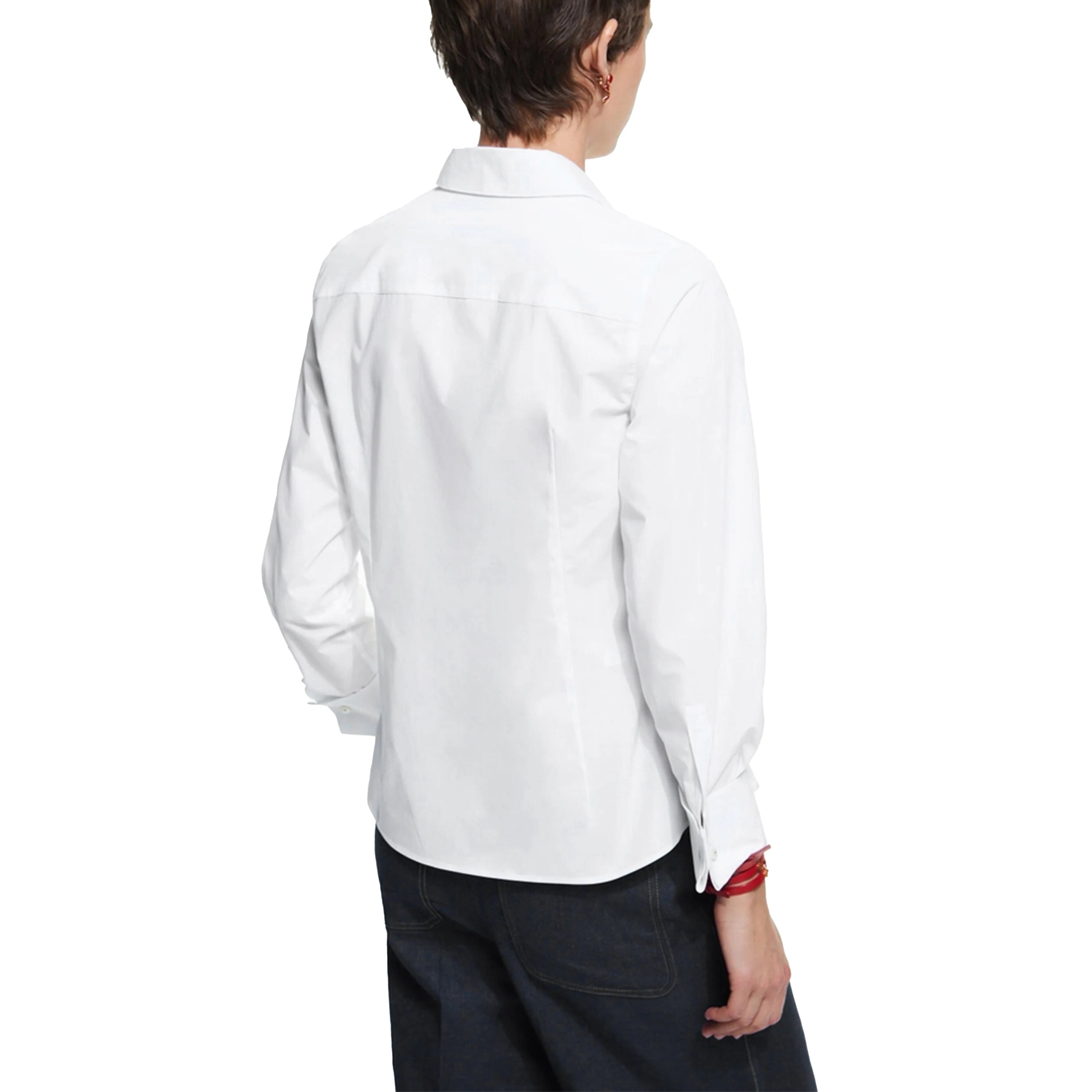 Elegant Vintage Slim Fit Office Blouse